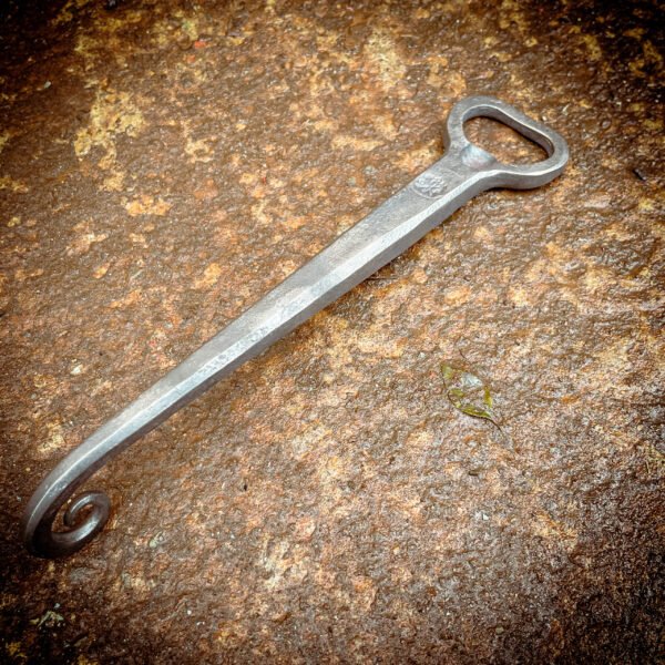 Hand Forged Scroll Bottle Opener