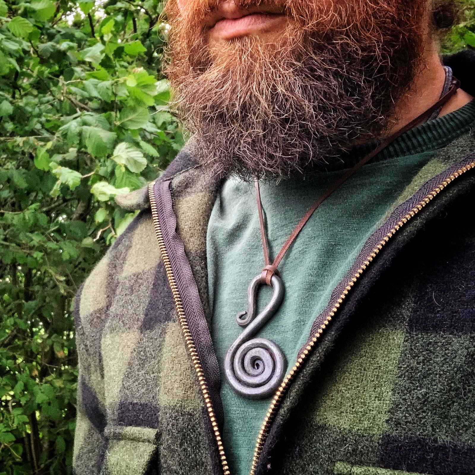 Hand Forged Viking Pendant - Image 4