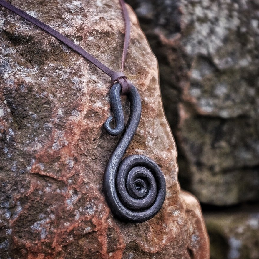 Hand Forged Viking Pendant