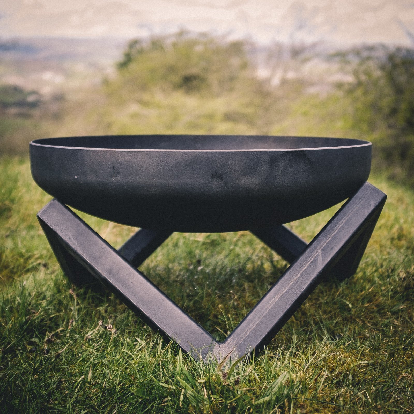 Handmade Geometric Firepit