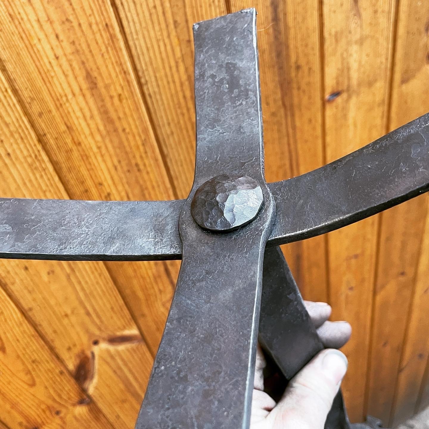 Hand Forged Hare Kitchen Roll / Toilet Roll Holder - Image 6