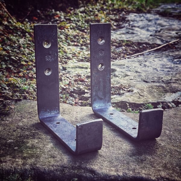 Hand Forged Simple Shelf Brackets – Small