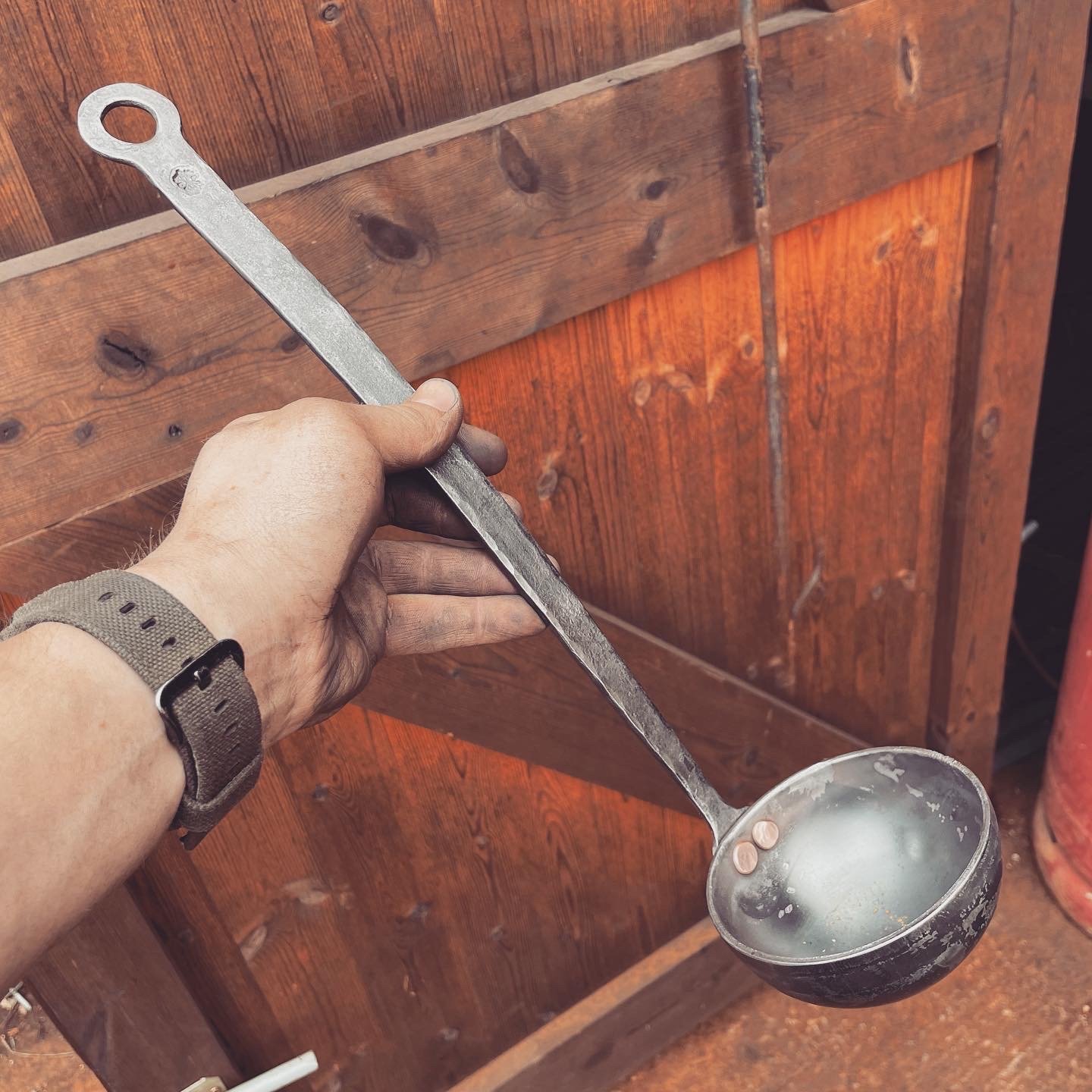 Hand Forged Steel Ladle - Image 2