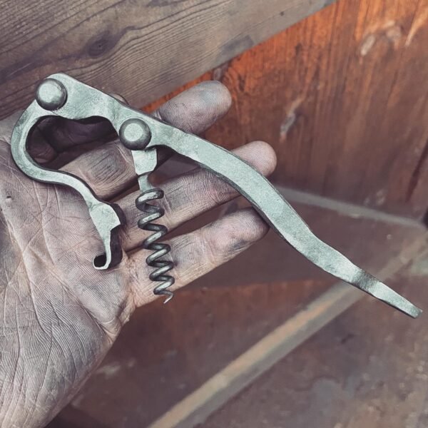 Hand Forged Lever Corkscrew & Bottle Opener