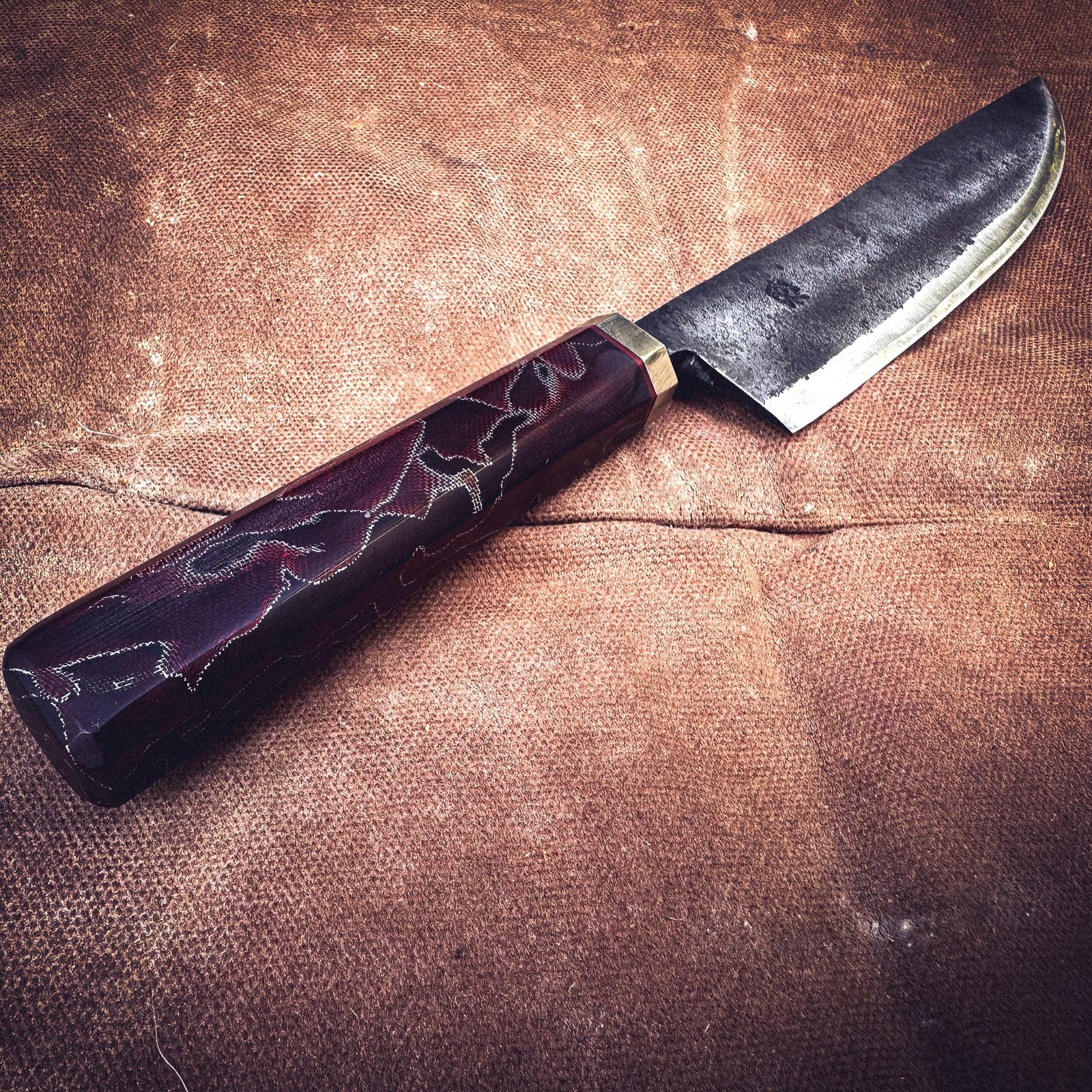 Bespoke Hand Forged Chef Knife - Raffir 175mm - Image 4