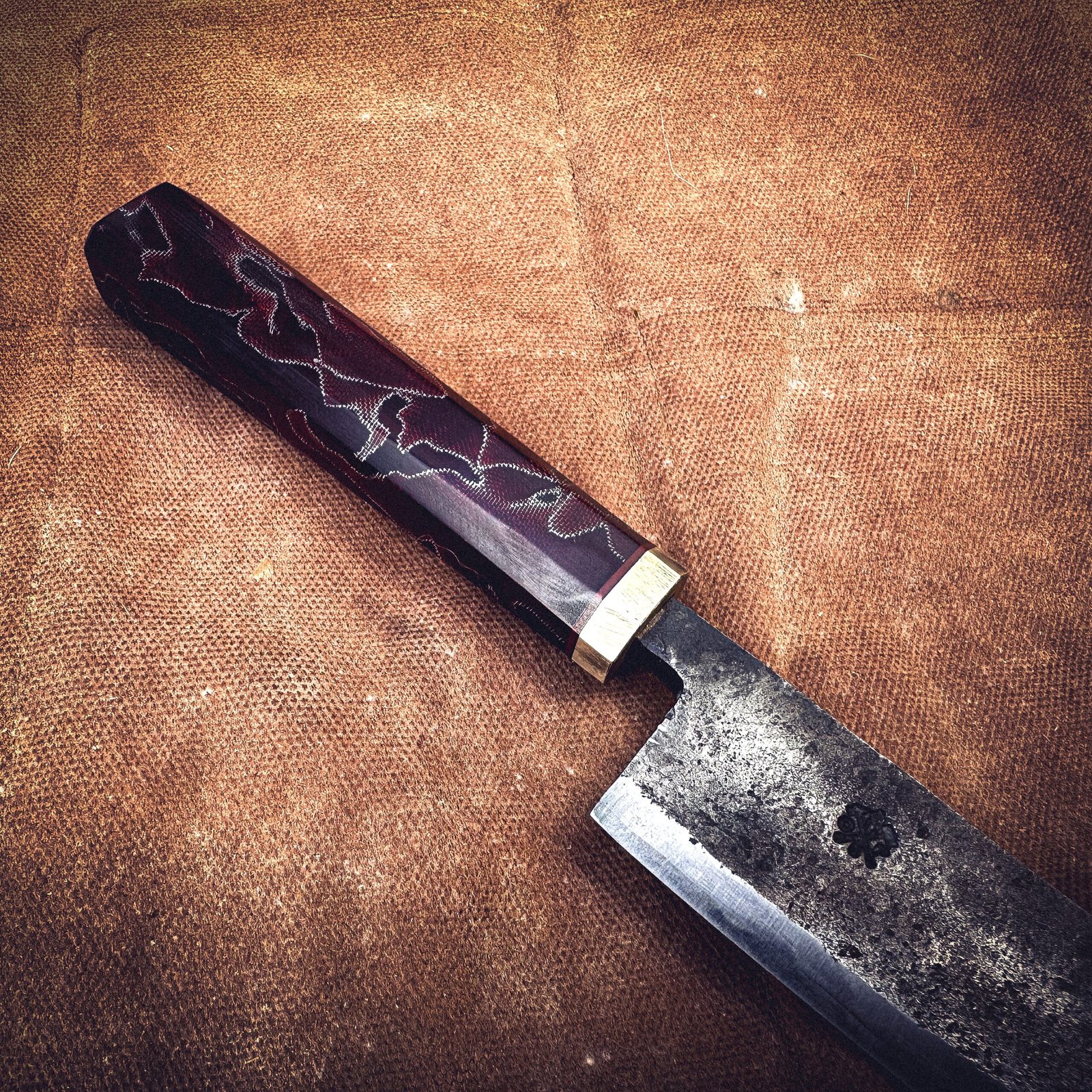 Bespoke Hand Forged Chef Knife - Raffir 175mm - Image 3
