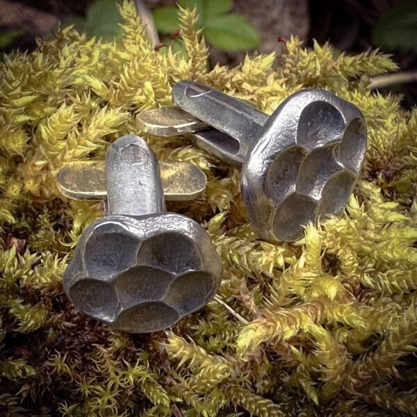 Hand Forged Flower Cufflinks