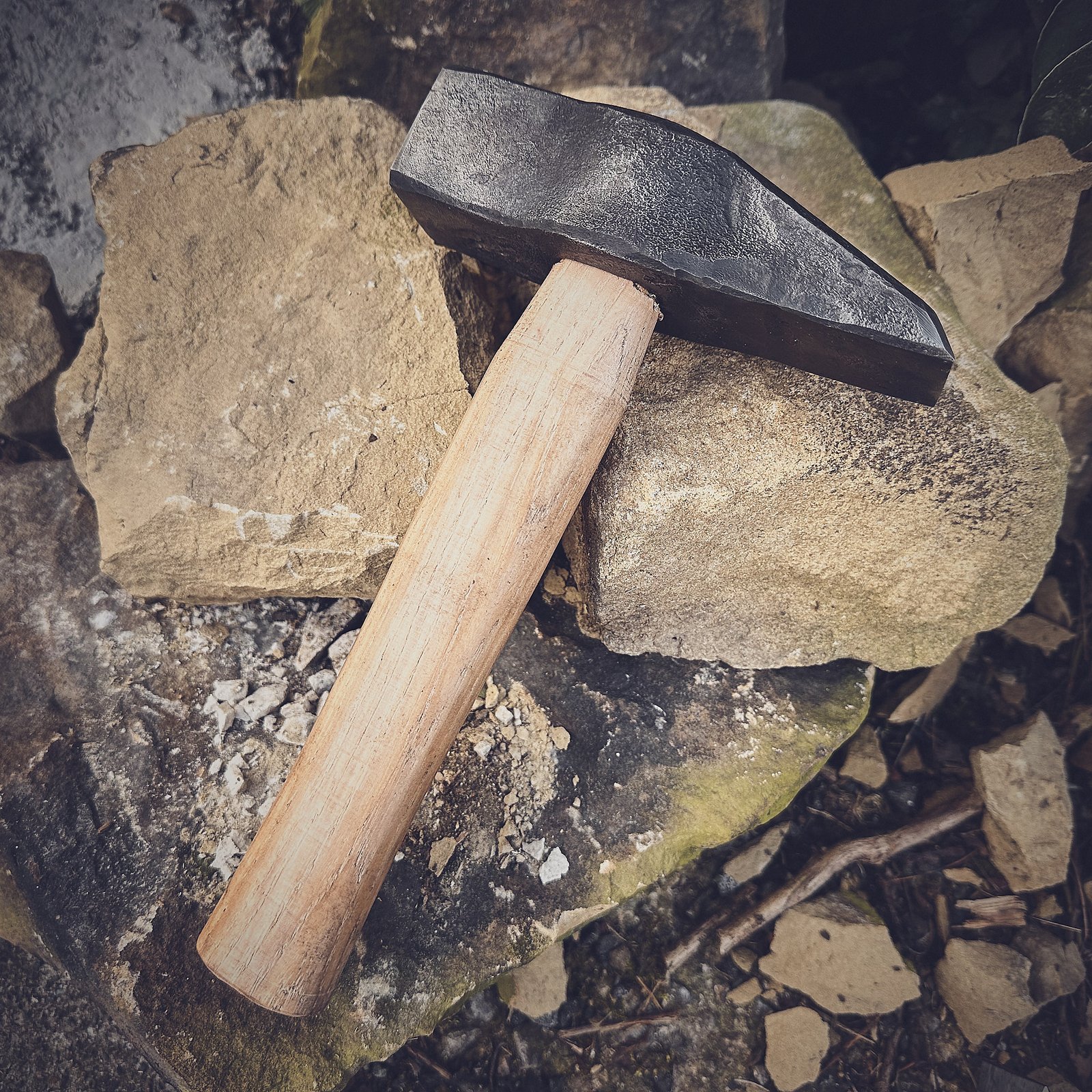 Hand Forged Drystone Walling Hammer - Image 9