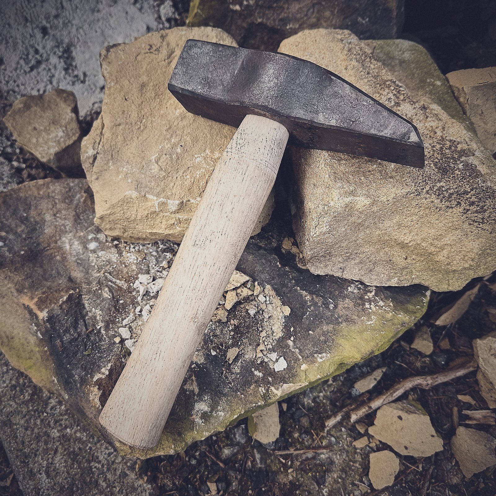 Hand Forged Drystone Walling Hammer - Image 11